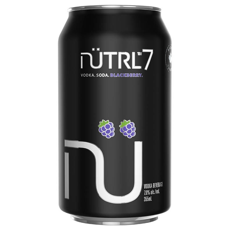 Nutrl Vodka Soda 7% Blackberry